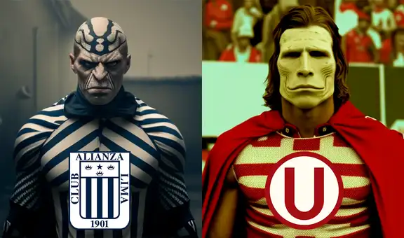 ¿Cómo se verían los clubes de fútbol más importantes del Perú como villanos, según una IA?