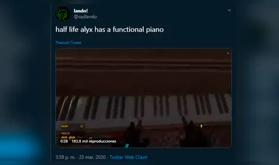 Half-Life Alyx: fan descubre un piano y se pone a tocar insólita melodía sorprendiendo a miles [VIDEO]
