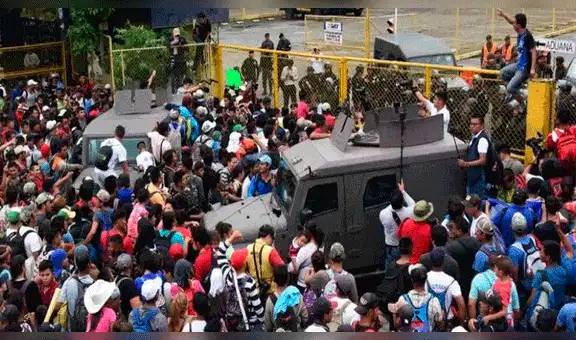 Caravana migrante anuncia huelga de hambre contra el gobierno mexicano