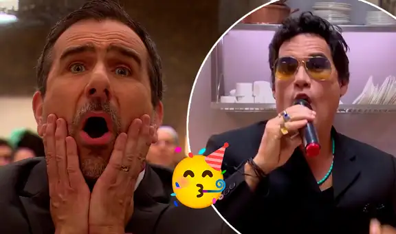 “AFHS”: ¡Tonazo! Patricio Suárez-Vertiz apareció y alborotó a Diego con su “Disco bar”