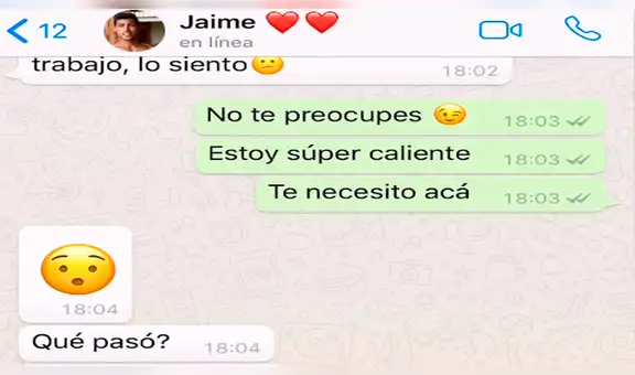 WhatsApp: La increíble respuesta de un joven tras los mensajes 'hot' de su novia [VIDEO]