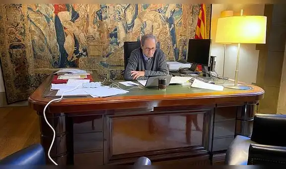 El Presidente de Cataluña Quim Torra se cura del coronavirus luego de quince días con la enfermedad