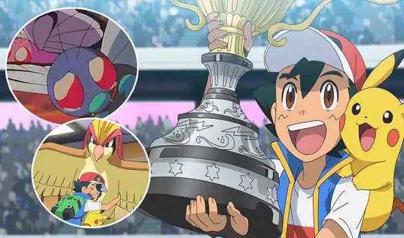 Ash se vuelve campeón mundial en “Pokémon”: Butterfree, Pidgeot y más reaparecieron para apoyarlo