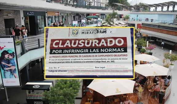 ¿Por qué Defensa Civil de Miraflores clausuró Cinépolis y Larcomar?