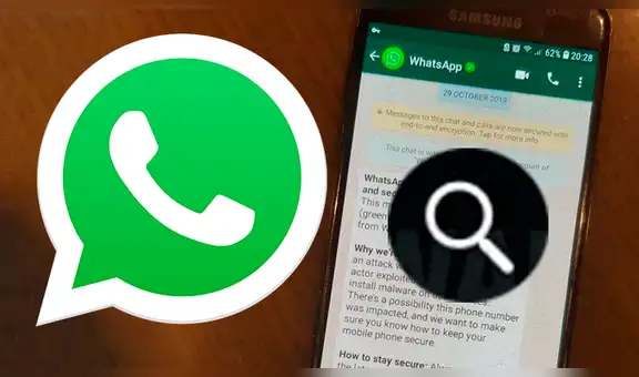 WhatsApp: ¿viste la pequeña lupa que apareció al lado de tus mensajes? Te revelamos para qué sirve