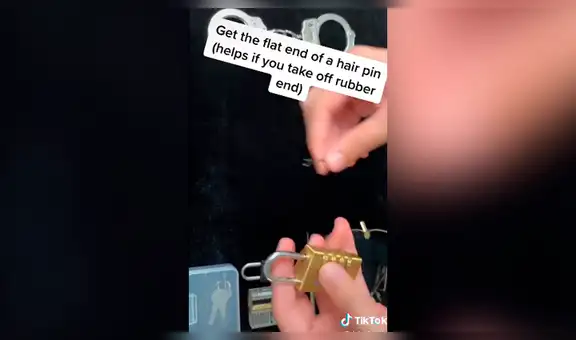 Chico sorprende con gran truco para abrir candado cuando olvides tu clave [VIDEO]