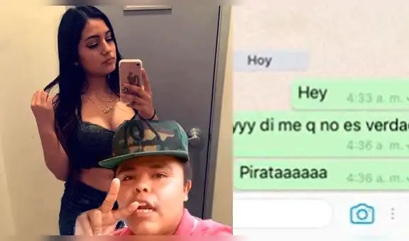 En Whatsapp revelan la última conversación de 'El Pirata de Culiacán' con su novia