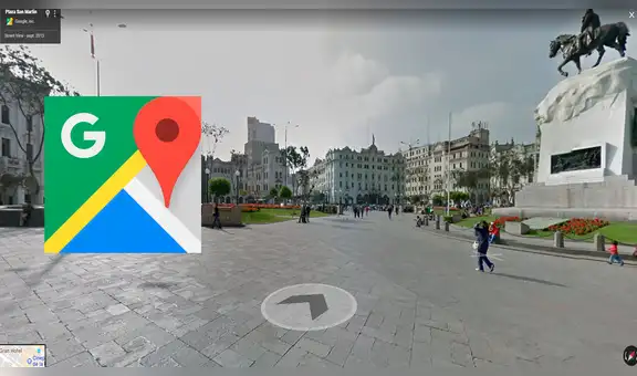 Google Maps: Detalle captado en la Plaza San Martín sorprende a usuario
