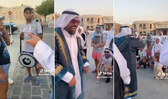 Mexicanos se disfrazan de autoridades de Qatar y asustan a las personas durante el Mundial