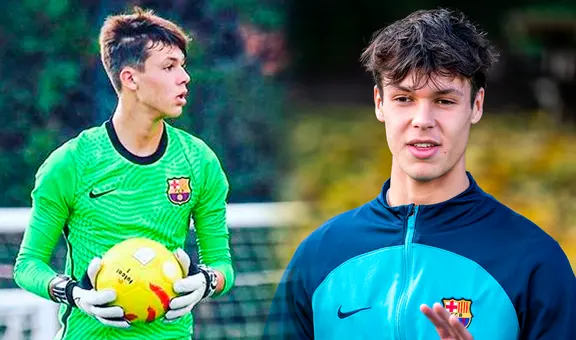 ¿Quién es Diego Kochen, el joven portero de raíces peruanas que brilla en el FC Barcelona?