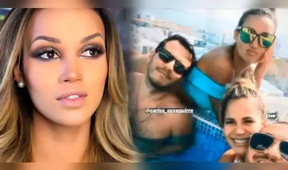 ¿Angie Arizaga formaliza relación con empresario ? Hermana de Stefano Pescheira  sorprende con respuesta