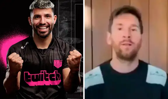 El ‘Kun’ Agüero presentó su propio club de esports y recibió el saludo de Messi [VIDEO]