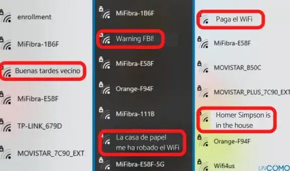 Los nombres más graciosos que puedes ponerle a tu Wi-Fi para hacer reír a tus vecinos