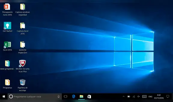 Windows 10: ¿qué sucede en el escritorio cuando pulsas las teclas ’Windows’, ‘Control’ y ’D’?