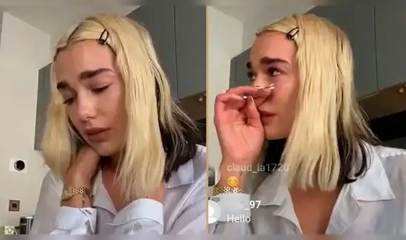 Dua Lipa llora por filtración de su disco antes de su lanzamiento