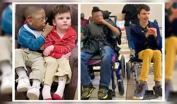 EE. UU.: les dijeron que sus posibilidades de vivir eran mínimas y tiempo después ambos se gradúan