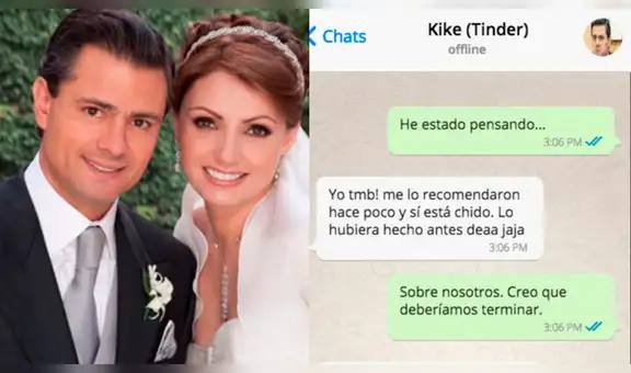 WhatsApp Viral: Enrique Peña Nieto y Angélica Rivera rompen su relación en chat parodia [FOTOS]
