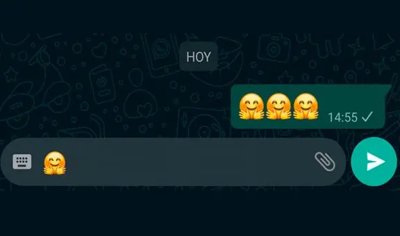 WhatsApp: ¿sueles emplear el emoji de la ‘carita abrazada'? Conoce su verdadero significado [FOTOS]
