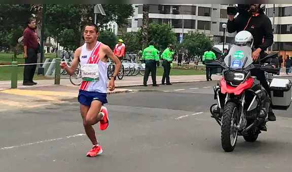 ¡Christian Pacheco de oro! El maratonista ganó la maratón masculina de los Panamericanos 2019
