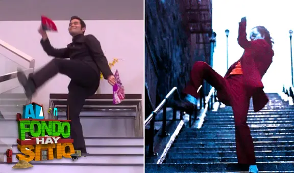 “AFHS” copia a “Joker”: Hiro celebra que Macarena está soltera con baile en escaleras
