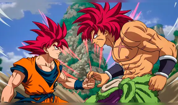 Dragon Ball Super: Gokú enseña a Broly a convertirse en SSJ en nueva imagen