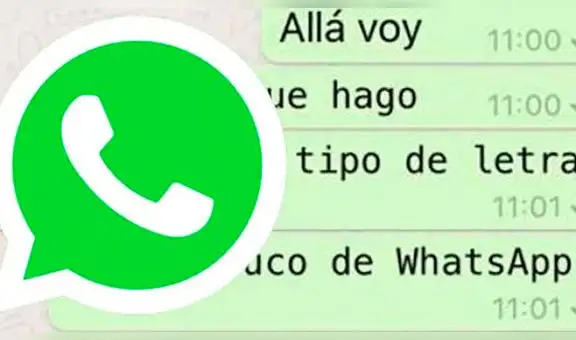 WhatsApp: el truco secreto para cambiar el tipo de letra en tus conversaciones [FOTOS]