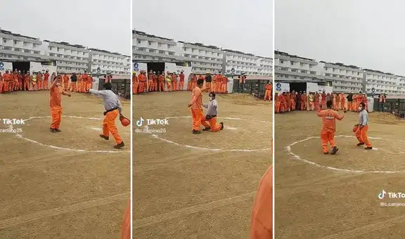 Albañiles sueltan los ‘pasos prohibidos’ y bailan caporales en pleno horario de trabajo