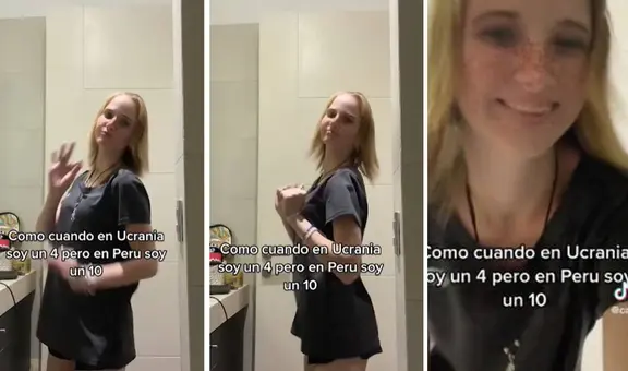 Ucraniana hace revelación que deja en shock a usuarios: “En Ucrania soy un 4, pero en Perú soy 10″