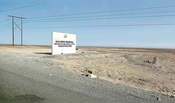 Solo se identificó 33 mil hectáreas regables de proyecto Majes Siguas II