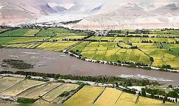 Arequipa: creció caudal de río Majes por lluvias en parte alta de Caylloma