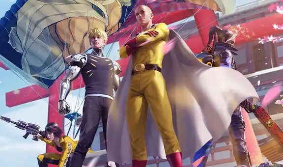 Free Fire anuncia colaboración con el famoso anime One Punch-Man