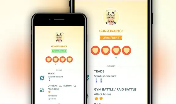 Pokémon GO: los niveles de amistad y cómo ganar puntos de experiencia