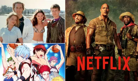 Netflix: Dawson’s creek, Jumanji y los estrenos que llegan esta semana 