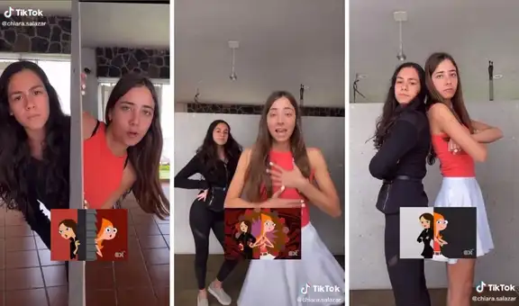 TikTokers se viralizan imitando una coreografía de la serie Phineas y Ferb