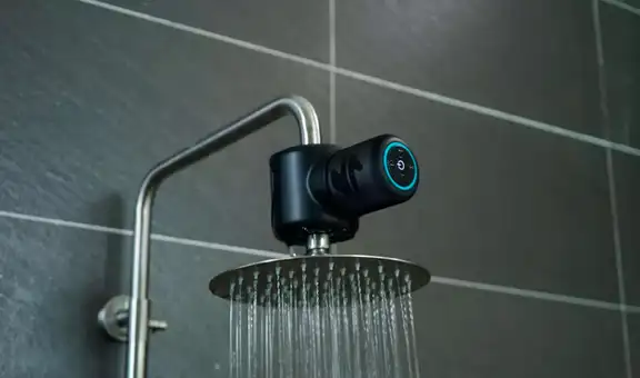 CES 2021: este parlante Bluetooth para tu ducha funciona solo con agua
