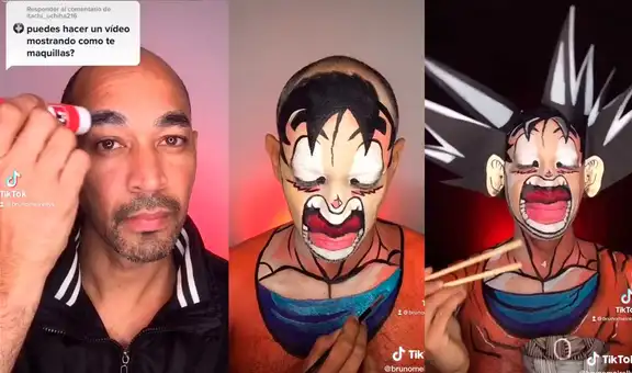 Dragon Ball Super: usa maquillaje para verse como Goku y resultado sorprende