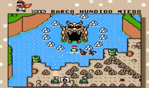 Super Mario World: ¿de quién era el barco que está hundido en el juego?
