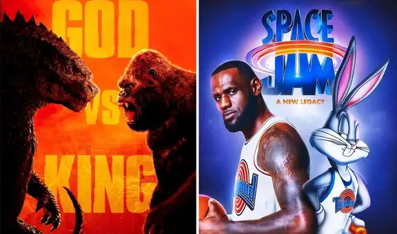 Godzilla vs. Kong y Space jam 2: primer avance de las películas para HBO Max