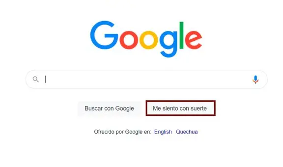 Google: ¿para qué sirve el botón ‘Voy a tener suerte’?