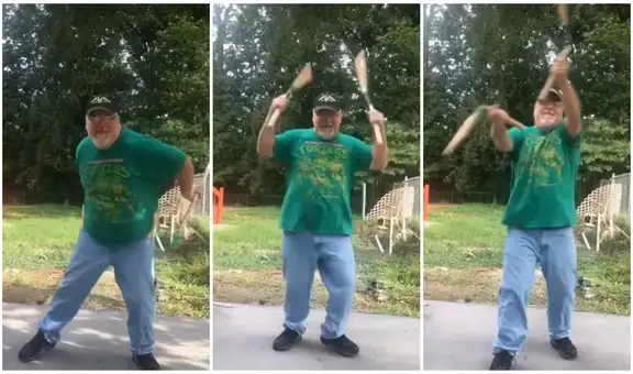 Hombre hace rápidos movimientos ‘ninja’ y fascina en las redes