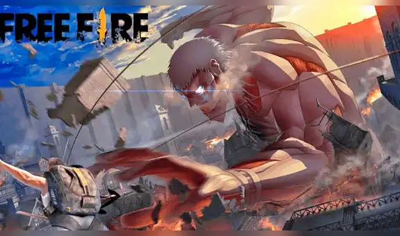 Free Fire anuncia sorprendente evento de colaboración con Attack on Titan