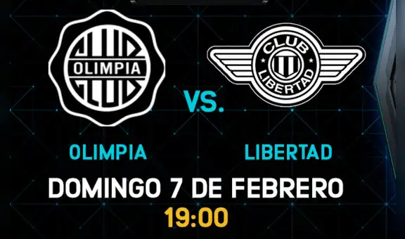 Roja directa: Olimpia vs. Libertad en vivo por el Torneo Apertura de Paraguay 