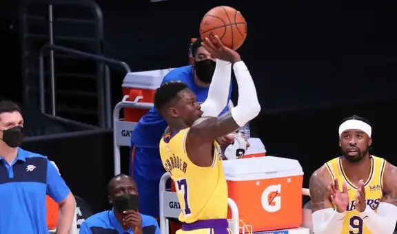 Lakers derrota a Thunder con un ajustado 119 a 112