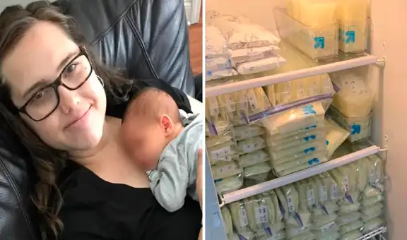 Dona 234 litros de leche materna a mujeres con problemas de lactancia 