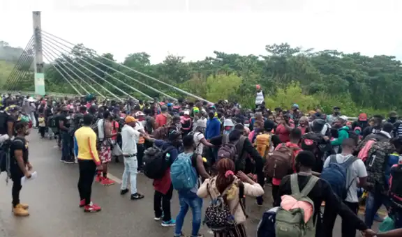 Madre de Dios: militares bloquean frontera para evitar el ingreso de migrantes haitianos