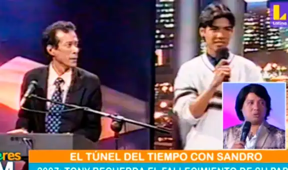 Tony Cam ‘Sandro’ se conmueve al recordar el fallecimiento de su padre