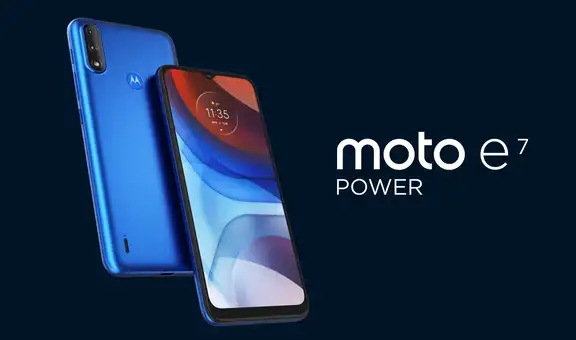 Moto E7 Power: el nuevo teléfono de Motorola con batería que dura 48 horas