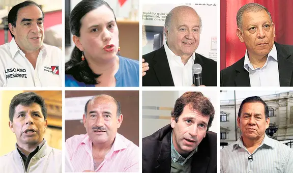 Solo ocho candidatos a la presidencia no tienen procesos