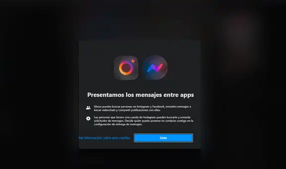 Facebook Messenger se integra a Instagram: ahora en su versión web