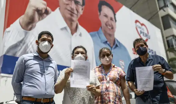 Piden a Somos Perú retirar a Vizcarra y Salaverry de elecciones 2021 